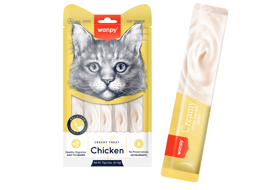 Wanpy Creamy Treats For All Cats - 14 G