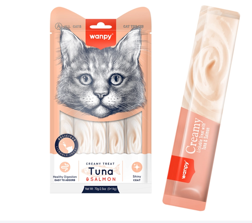 Wanpy Creamy Treats For All Cats - 14 G