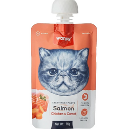 Wanpy Tasty Meat  Paste Cat Treat - 90 G