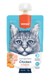 Wanpy Tasty Meat  Paste Cat Treat - 90 G