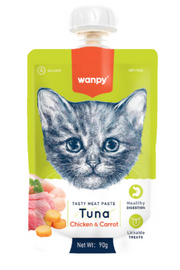 Wanpy Tasty Meat  Paste Cat Treat - 90 G