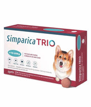 Simparica Trio Flea And Tick Chewable Tablets for Dogs - One Tablet