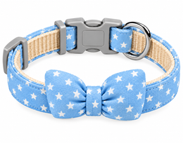Ribbon Collar With Stars For Cats