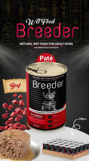 Breeder Pate Wet Food For Adult Cats All Breeds - 400 G