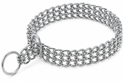 Dog Triple Chain Collar Stainless Steel Choker L