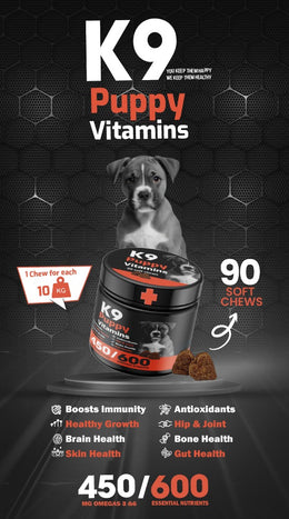 K9 Supplement For Dogs Puppy - 90 Pcs