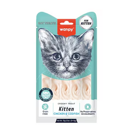 Wanpy Creamy Treats For Kitten - 14 G