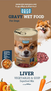 Orgo Wet Food For Dogs With Vegetables & Soup - 400 G