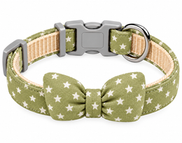 Ribbon Collar With Stars For Cats
