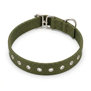 Olive Green Police Collar For Dogs
