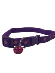 Cat Collar With Stars & Bell