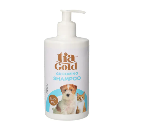 Tia Gold Grooming Shampoo For Dogs & Cats - 500 ML