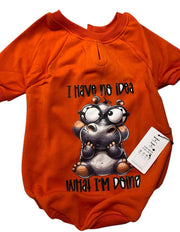 Orgo Sweatshirt With Scotch For Pets Orange