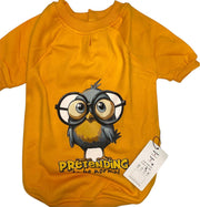 Orgo Sweatshirt With Scotch For Pets Mustard Yellow